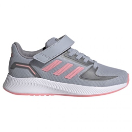 Schoenen adidas Runfalcon 2.0 C Jr FZ0111 roze grijs