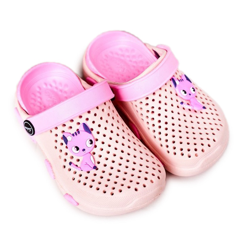 Roze Crocs roze kinderpantoffels Olivia