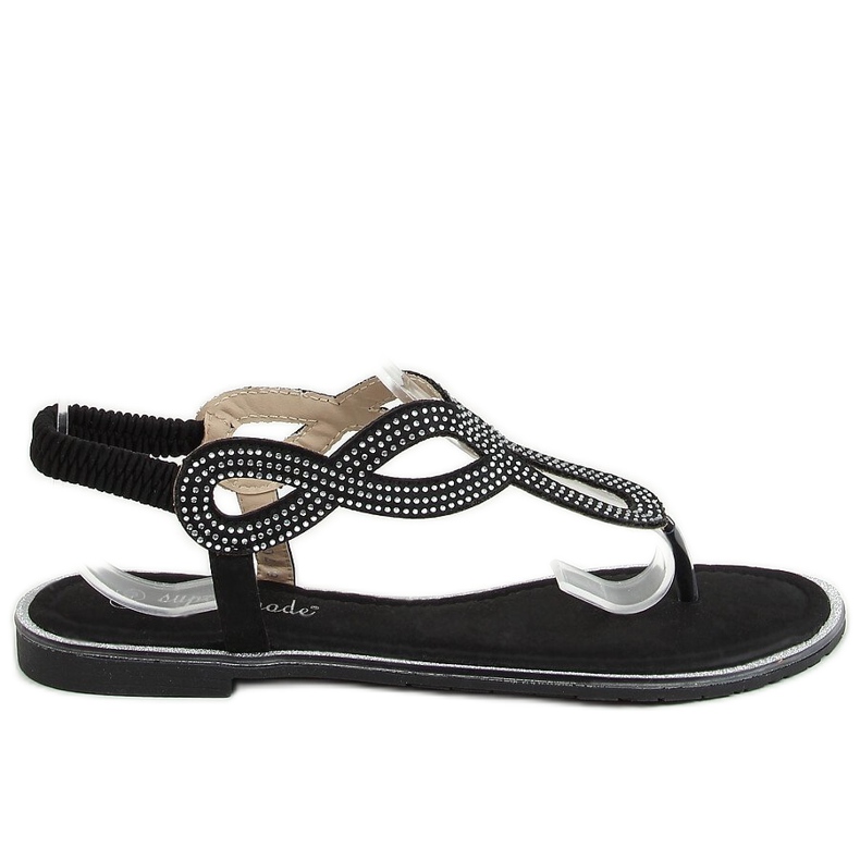 Zwarte sandalen zwart 6170 Zwart