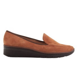 Radoskór Comfortabele schoenen met lage sleehak voor een bredere voet bruin