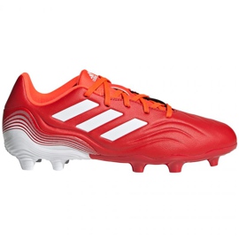 Adidas Copa Sense.3 Fg Jr FY6153 voetbalschoenen rood sinaasappels en rood