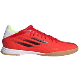 Indoorschoenen adidas X Speedflow.3 In M FY3300 rood sinaasappels en rood