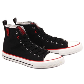 Hoge sneakers Big Star M JJ174065 zwart rood