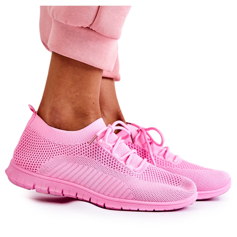 FM1 Roze Sequro-sportschoenen voor dames