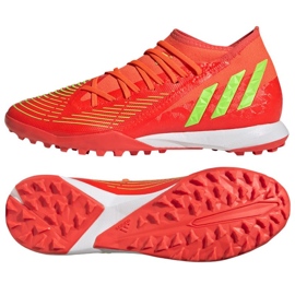 Adidas Predator Edge.3 Tf M GV8536 schoenen rood sinaasappels en rood