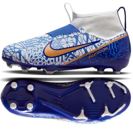 Nike Zoom Mercurial Superfly 9 Academy CR7 FG/MG Jr DQ5324 182 voetbalschoenen blauw blauw