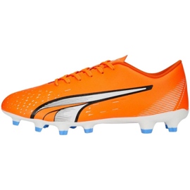 Puma Ultra Play FG/AG M 107224 01 voetbalschoenen oranje sinaasappels en rood