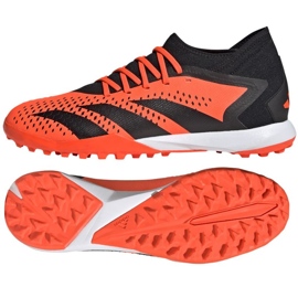 Adidas Predator Accuracy.3 Tf M GW4638 voetbalschoenen oranje sinaasappels en rood