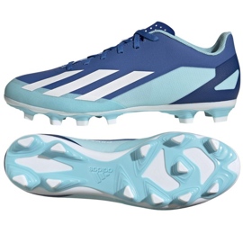 Adidas X Crazyfast.4 Fg M GY7431 voetbalschoenen blauw