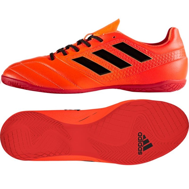 Indoorschoenen adidas Ace 17.4 In M S77101 veelkleurig sinaasappels en rood