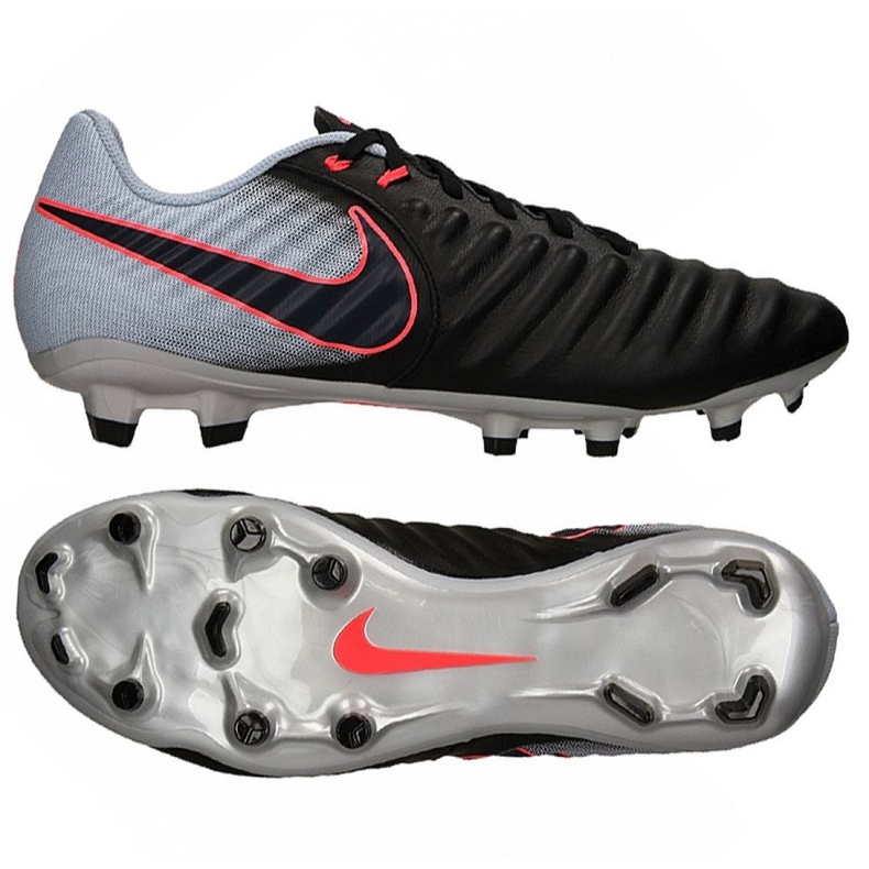 Nike Tiempo Ligera Iv Fg M 897744-004 voetbalschoenen zwart veelkleurig