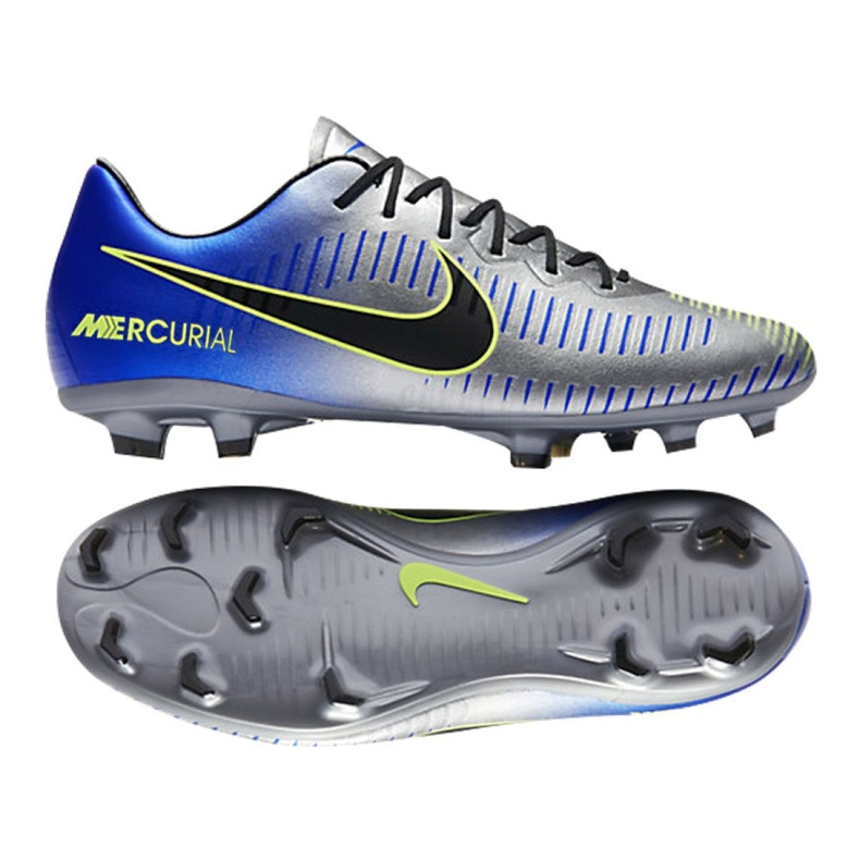 Nike Mercurial Vapor Xi Neymar Fg Jr 940855-407 voetbalschoenen veelkleurig blauw