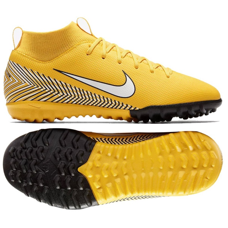 Voetbalschoenen Nike Mercurial Superfly 6 Academy Gs Neymar Tf Jr AO2887-710 geel geel