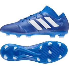 Adidas Nemeziz 18.2 Fg M DB2092 voetbalschoenen blauw blauw