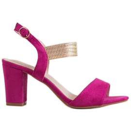 Filippo Elegante sandalen op een bar roze