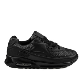 Zwarte sportschoenen sneakers B306A-61S