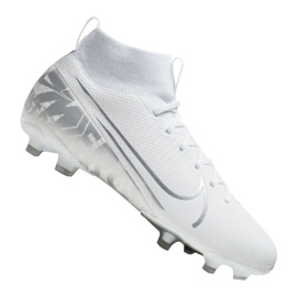 Nike Superfly 7 Academy Mg Jr AT8120-100 voetbalschoen wit wit