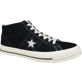 Converse One Star Ox Mid Vintage Suede M 157701C schoenen zwart