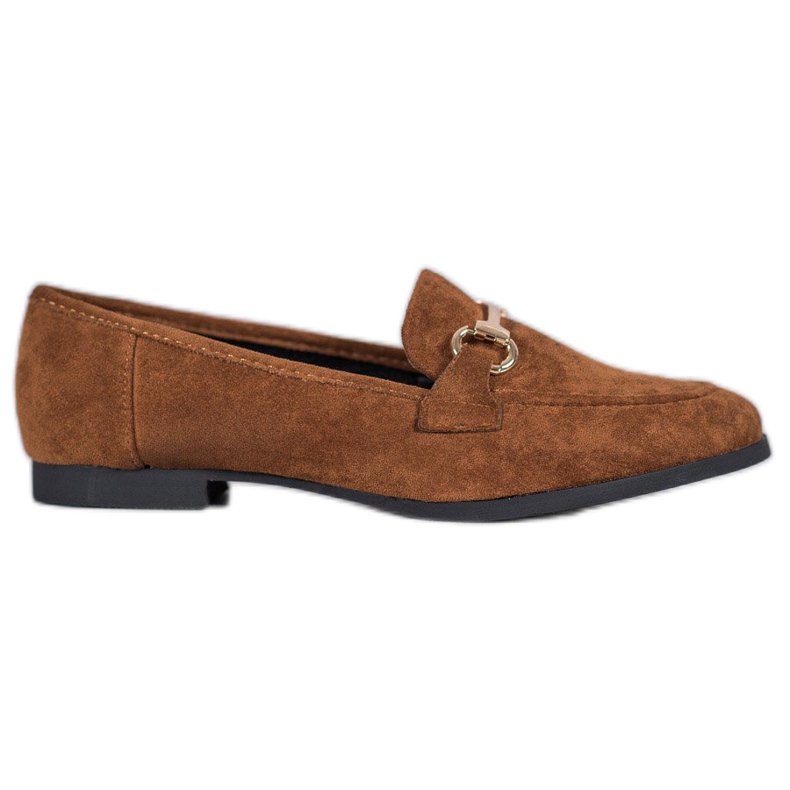 VICES suède loafers bruin