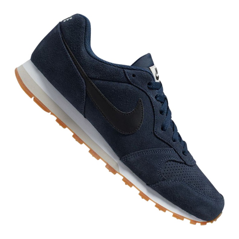 Nike Md Runner 2 Suede M AQ9211-401 schoen marineblauw