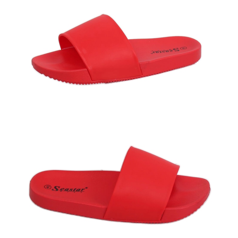 Rode damesslippers CK79P Red rood