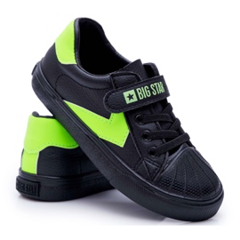 Kinderschoenen Sneakers Big Star Met Velcro Zwart FF374121