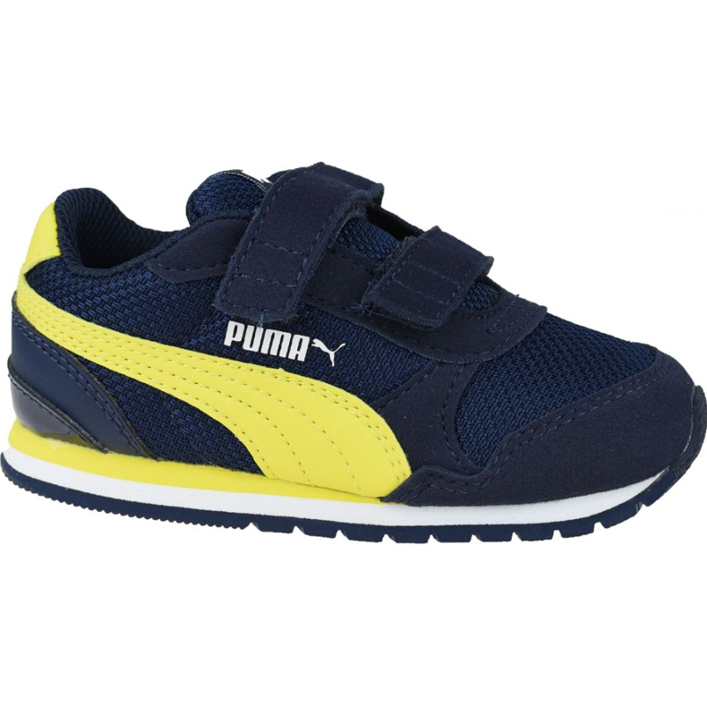 Puma St Runner V 2 Infants Jr 367137-09 marineblauw geel