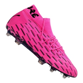 Puma Future 6.1 Netfit Fg / Ag M 106179-03 voetbalschoenen roze, zwart roze