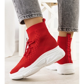 Rode Dowden sokken rood 2