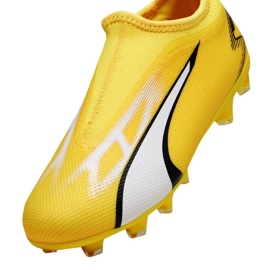 Puma Ultra Match Ll FG/AG Jr 107514 04 voetbalschoenen geel 4