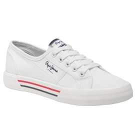 Pepe Jeans Brady Basic W PLS31287 schoenen wit 1
