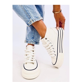 Witte platformsneakers 2