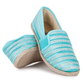 Blauwe espadrilles 2