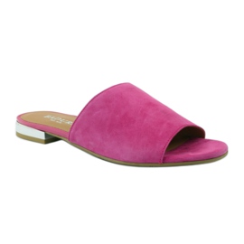 Elegante pantoffels Badura 5155 fuchsia roze 1