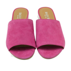 Elegante pantoffels Badura 5155 fuchsia roze 4