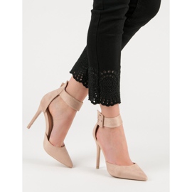 Beige Suède Hakken 2