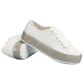 Witte espadrilles 1