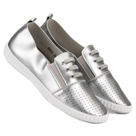 Super Mode Zilveren sneakers grijs 2