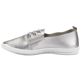 Super Mode Zilveren sneakers grijs 4