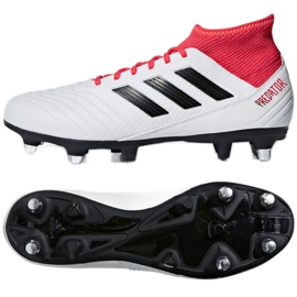 Adidas Predator 18.3 Sg CP9305 voetbalschoenen veelkleurig wit 2