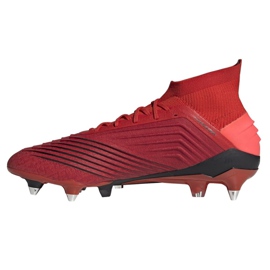 Adidas Predator 19.1 Sg M D98054 voetbalschoenen rood rood 1