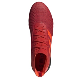Adidas Predator 19.1 Sg M D98054 voetbalschoenen rood rood 2