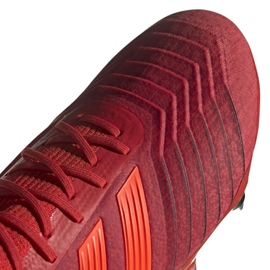 Adidas Predator 19.1 Sg M D98054 voetbalschoenen rood rood 3