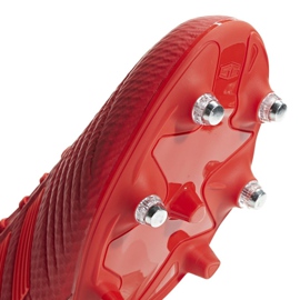 Adidas Predator 19.3 Sg M D97958 voetbalschoenen rood rood 3