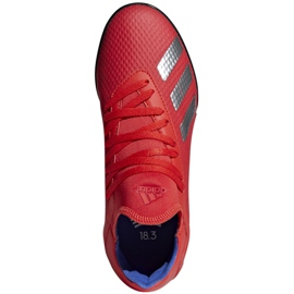 Adidas X 18.3 Tf Jr BB9403 voetbalschoenen veelkleurig rood 1