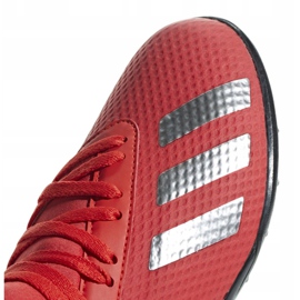Adidas X 18.3 Tf Jr BB9403 voetbalschoenen veelkleurig rood 3