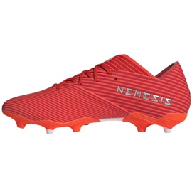 Adidas Nemeziz 19.2 Fg M F34385 voetbalschoenen rood rood 2