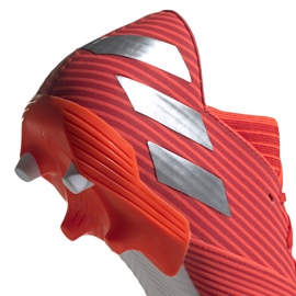 Adidas Nemeziz 19.2 Fg M F34385 voetbalschoenen rood rood 4