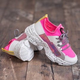 SHELOVET Instapsneakers roze veelkleurig 1