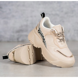 Beige VICES-sneakers 2